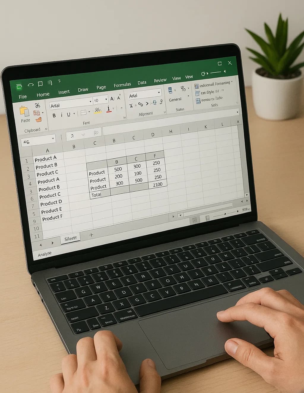 Automated spreadsheet design